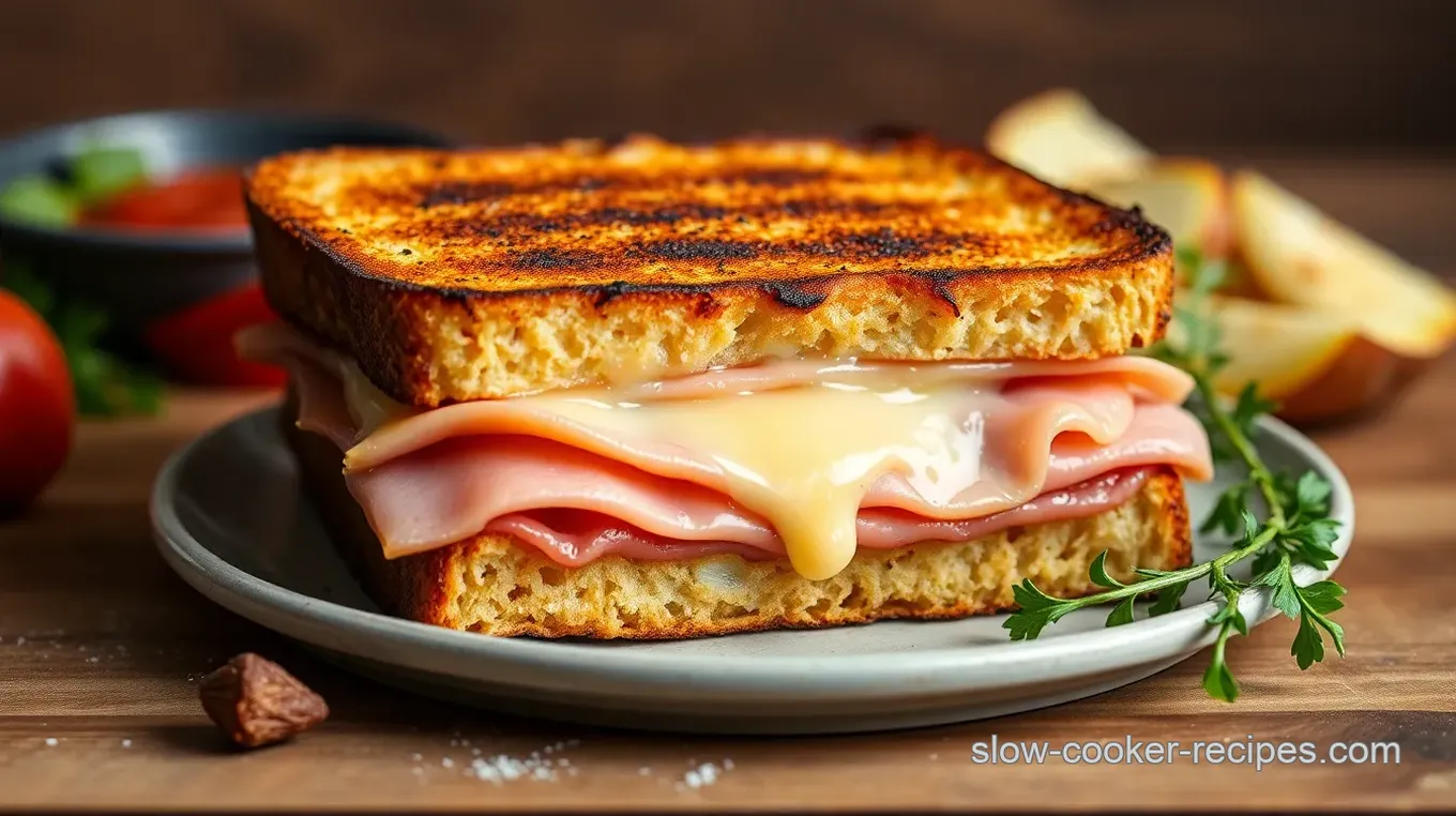 Delicious Ham and Cheese Toastie