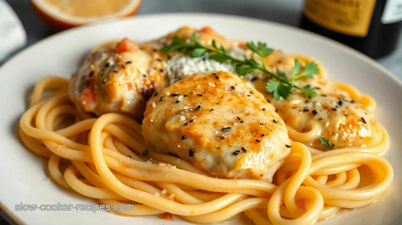 Fettuccine Chicken Marsala