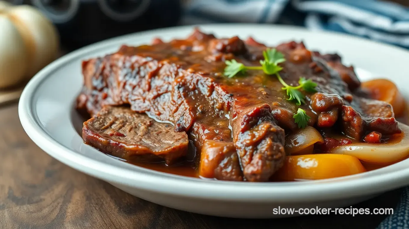 Slow-Cooked Beef Brisket