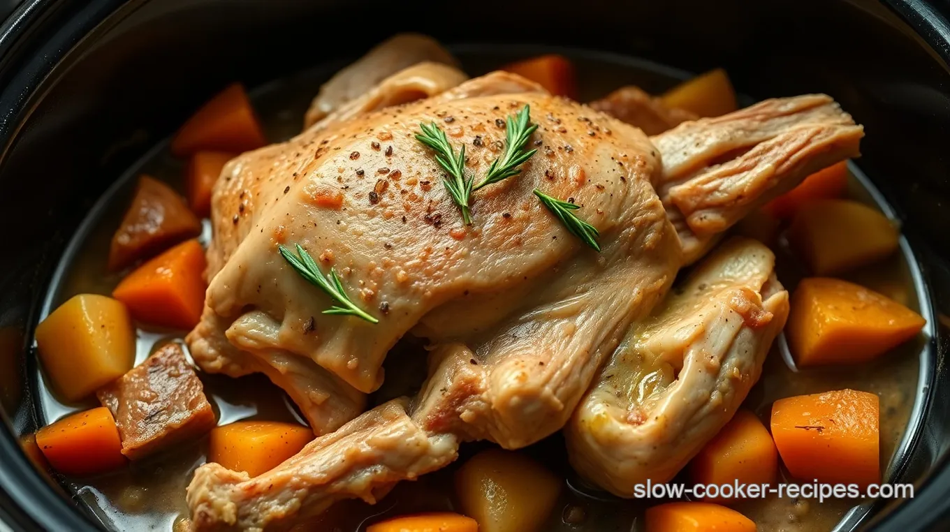 Slow-Cooked Herb-Infused Rabbit