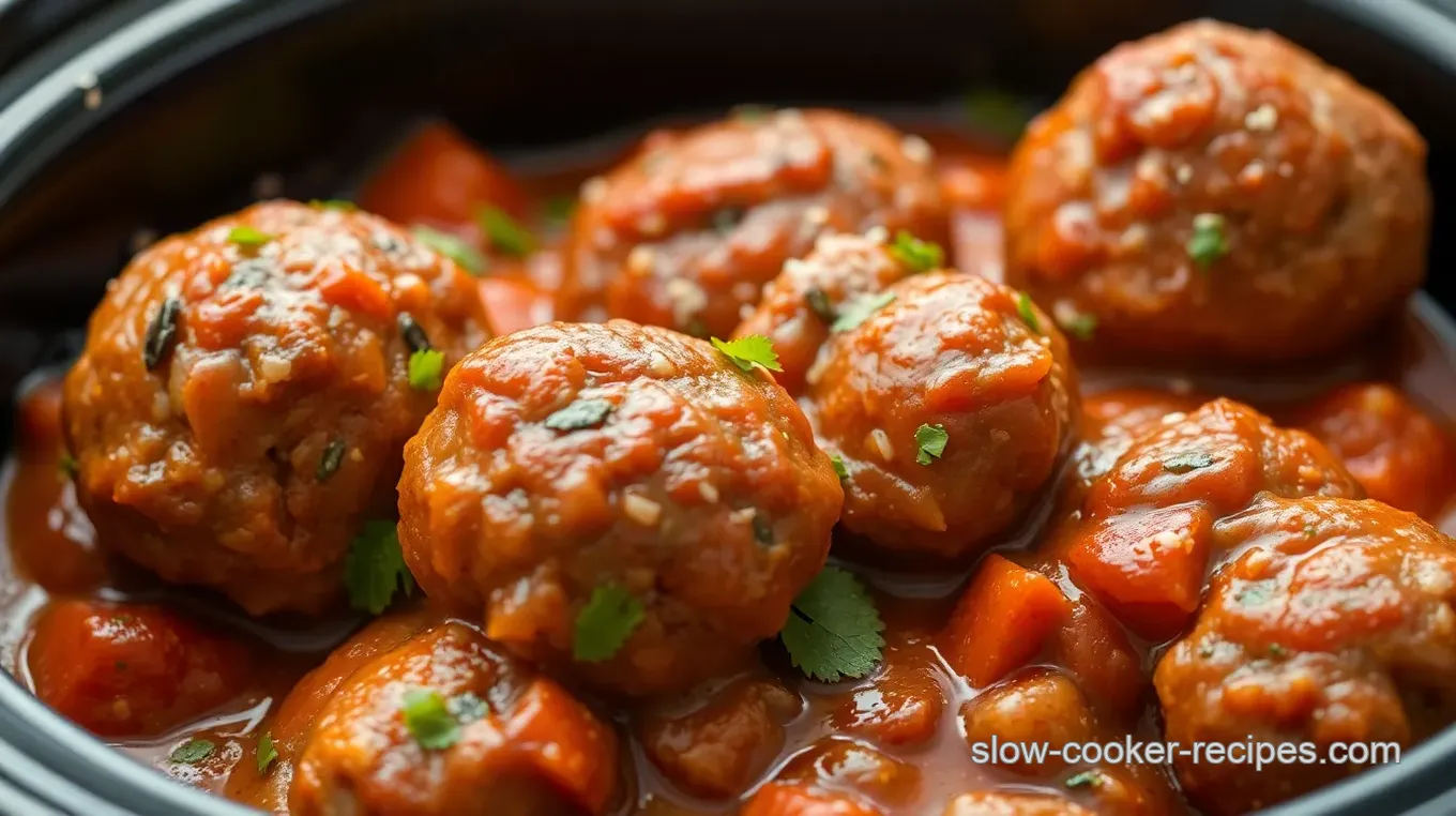 Slow Cooker Meatballs: Comforting & Delicious