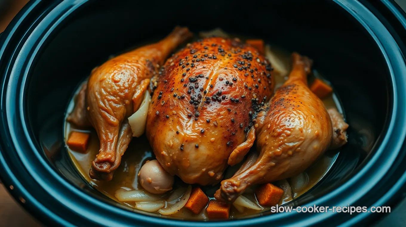 Slow Cooker Pheasant with Herb and Mushroom Sauce