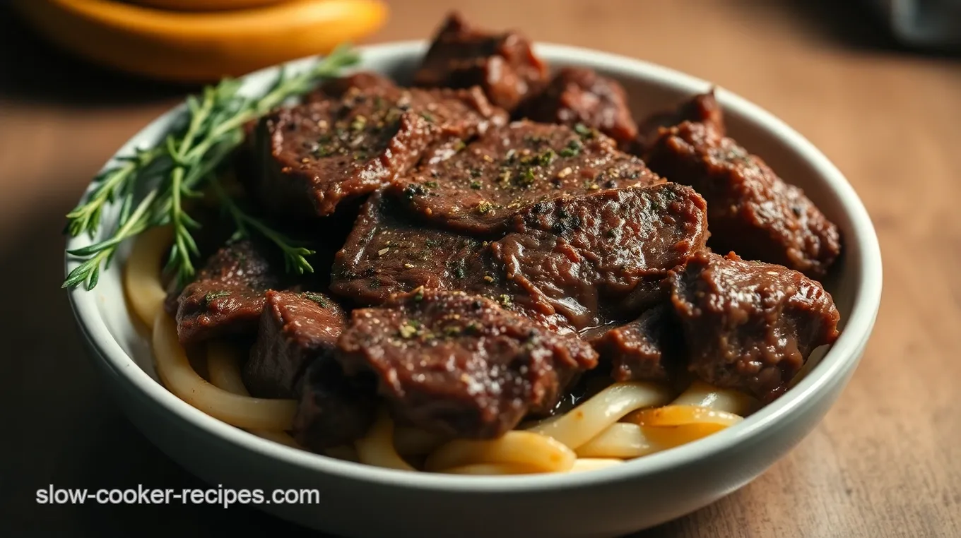 Ultimate Rib Eye Steak Slow Cooker Recipe