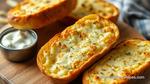 Air Fryer Garlic Bread with Cheesy Goodness