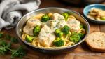 One-Pan Chicken Alfredo with Broccoli