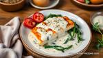 Pan-Seared Salmon Creamy Florentine Dish