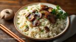 Sauteed Mushroom Rice - Quick & Easy Recipe