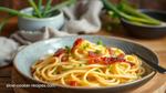 Sautéed Pasta with Sweet Leeks & Bacon