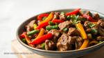 Stir-Fry Pepper Steak with Colorful Peppers