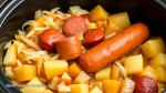 Slow Cooker Kielbasa with Sauerkraut Magic