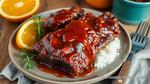 Bake Spareribs with Sweet Orange Glaze