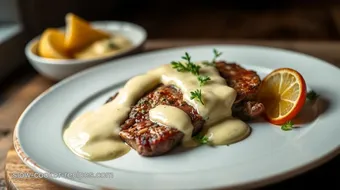 Sear Beef Fillet with Creamy Béarnaise Sauce