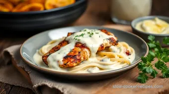 Blackened Chicken Alfredo with Creamy Sauce