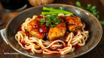 Simmered Chicken in Red Wine Delight