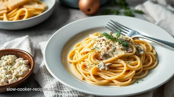 Cook Tagliatelle with Creamy Truffle Sauce