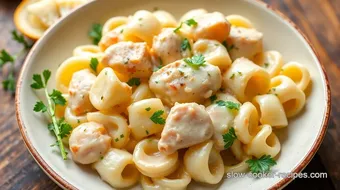 Easy Chicken Tortellini Alfredo Recipe by Julia Frey of Vikalinka recipe card