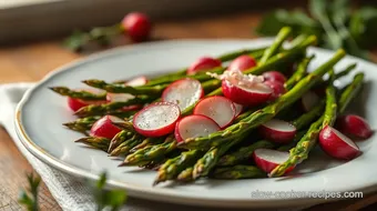 Roasting Asparagus with Radishes in 30 Minutes