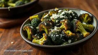 Roasted Broccoli with Parmesan Cheese Yummy