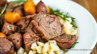 Easy venison roast slow cooker recipe: 5 Amazing Tips for Tender Meat! recipe card