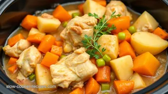 Heartwarming Slow Cooker Chicken and Vegetable Medley recipe card