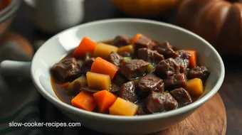 How to Make Hearty Low FODMAP Slow Cooker Beef Stew: A Cozy Classic recipe card