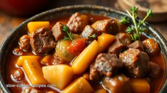 Easy Irish Beef Stew Julia Frey of Vikalinka with Rich Flavor recipe card