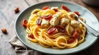 Quick Pasta with Chicken and Sun-Dried Tomatoes