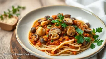 Sauteed Mushroom Bolognese with Fresh Herbs