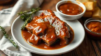 Bake Pork Ribs with Savory Sweet Maple Sauce