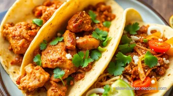 Slow Cooked Chicken Tacos with Bold Spice recipe card