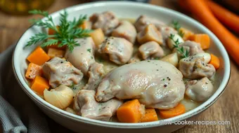 My Grandmother's Slow-Cooked Garlic Herb Rabbit Recipe: A Tender Delight! recipe card