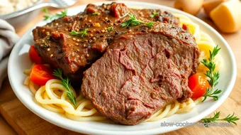 Slow Cooker Beef Roast That's So Juicy recipe card