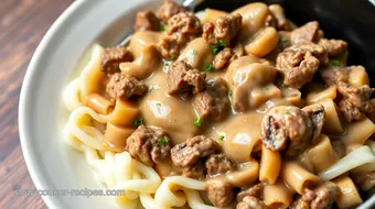 Slow Cooker Beef Stroganoff Comforting Delight