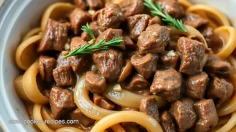 Slow Cooker Beef Stroganoff with Rosemary