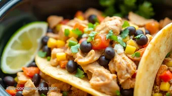 Slow Cooker Chicken Tacos in 6 Hours