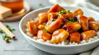 Slow Cooker Chicken Tenders with Sweet Sauce recipe card