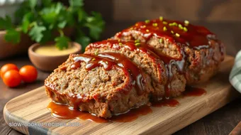 Slow Cooker Meat Loaf with Zesty Glaze