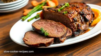 Slow Cooker Tri-Tip Roast That Melts in Your Mouth recipe card