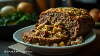 How to Make My Grandmother's Best Stuffing Stuffed Meatloaf Recipe recipe card