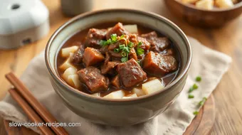 Slow Cooker Beef Stew with Hoisin Flavor