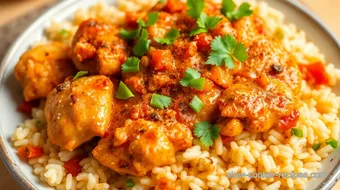 Easy: Zesty Mexican Chicken and Rice Fiesta for Flavor Lovers! recipe card