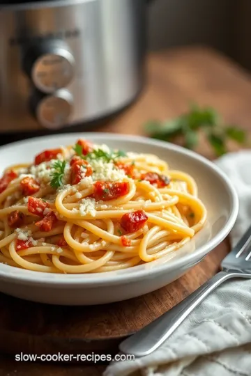 Cacio e Pepe: Quick Bucatini with Cheese & Pepper presentation