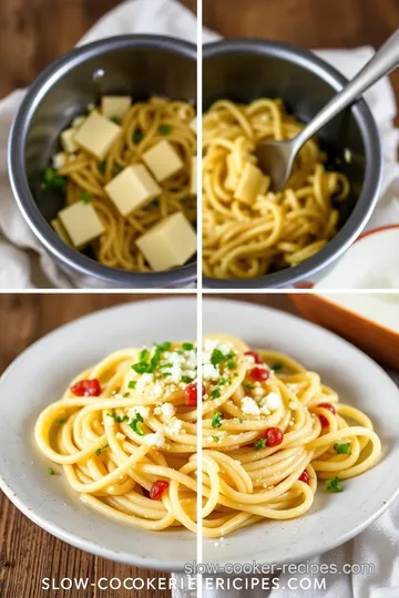 Creamy Goat Cheese Pasta with Fresh Herbs steps
