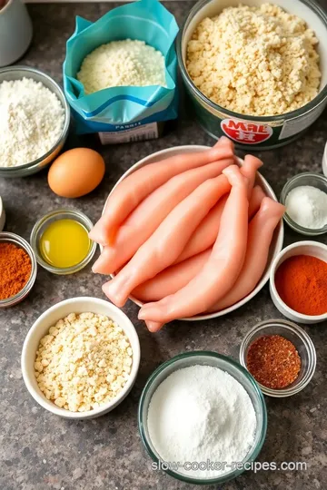 Crispy Baked Surimi Crab Legs with Garlic Butter Sauce ingredients