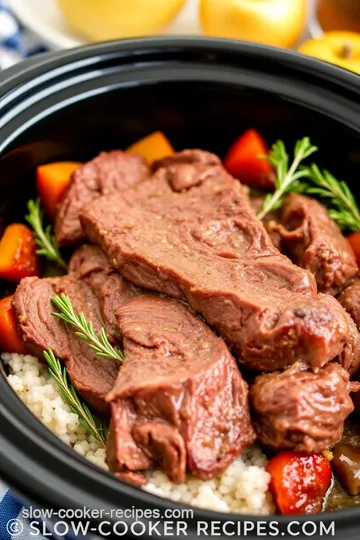 Easy venison roast slow cooker recipe: 5 Amazing Tips for Tender Meat! presentation