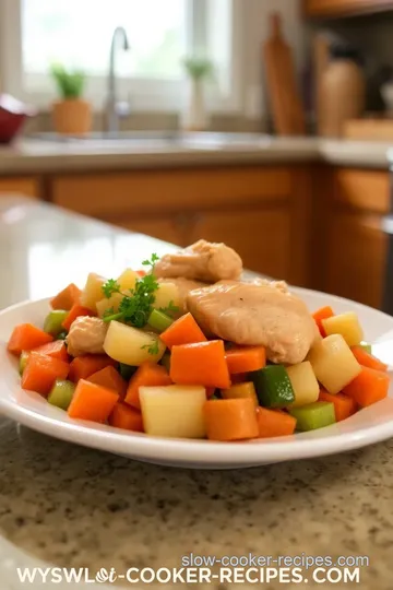 Low Sodium Slow Cooker Chicken and Vegetable Stew steps