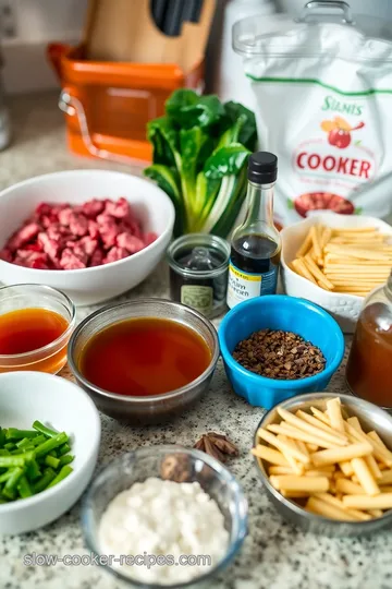 Incredible Slow Cooker Beef Ramen Noodles ingredients