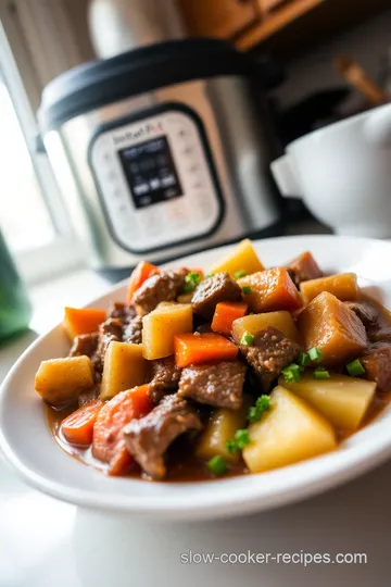 Instant Pot Classic Beef Stew steps