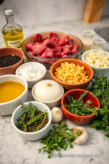 Irish Beef Stew ingredients