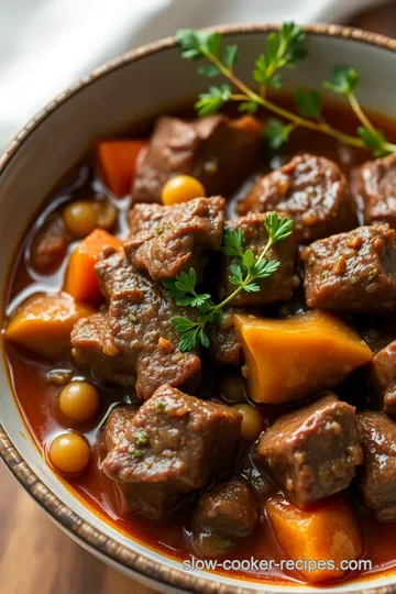 Irish Beef Stew presentation